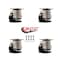 Service Caster Nylon Swvl TP Light Duty Floor Leveling Caster w/1.97" Diameter BLK Wheels, 4PK SCC-TPLV20S50-NYR-330-4 - alternate 2